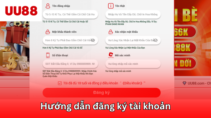 Hướng dẫn đăng ký tài khoản cá cược nhanh chóng và an toàn