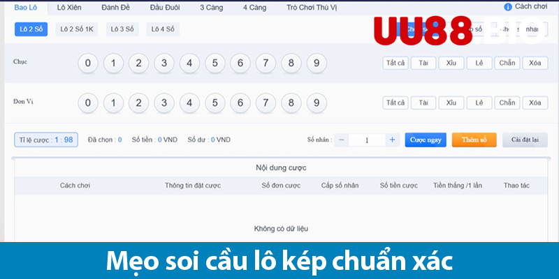 Soi cầu lô kép: Hướng dẫn cách bắt lô chuẩn xác nhất 2025